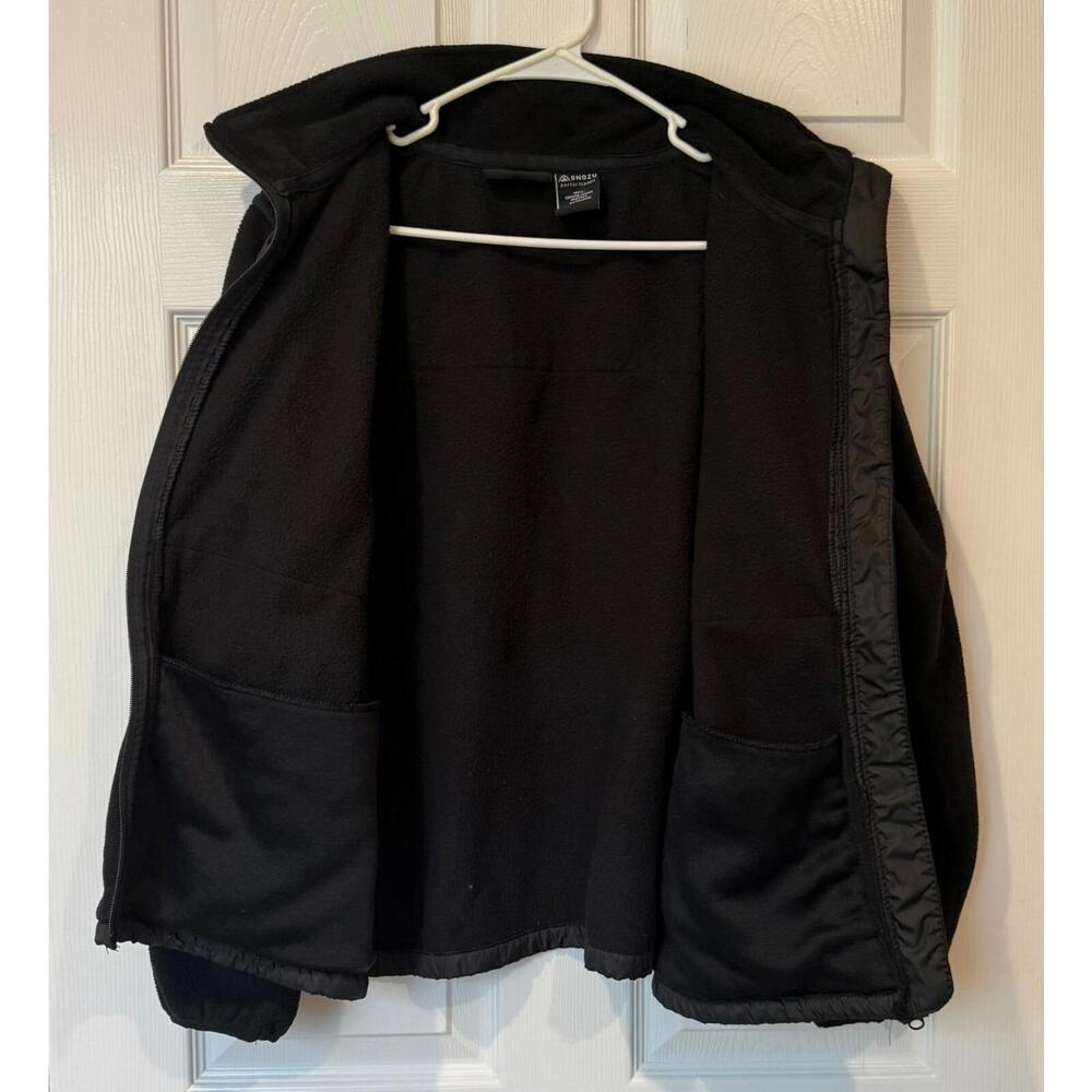 Snozu Performance Jacket Womens Size 1X Black Stretch O Rama Full Zip Mock Neck - Picture 3 of 9
